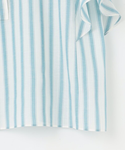 【専用】自由区　テンセルリネンデザイン ブラウス 自由区 ブラウス シャツ 「洗える」テンセルリネンデザイン