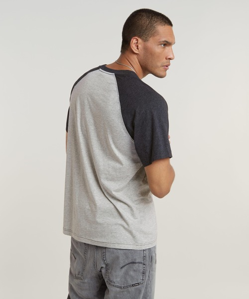 G-STAR RAW tシャツ BASEBALL LOOSE T-SHIRT/ラグランスリーブ