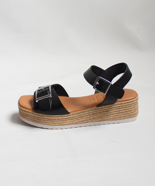 【関税込み】OSOI グリーン ウェッジサンダル ground green store サンダル OH MY SANDALS / 5441 本革