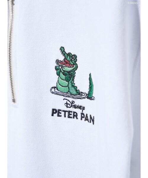 Disney ブラウス シャツ ハーフジップポロシャツ/Peter Pan