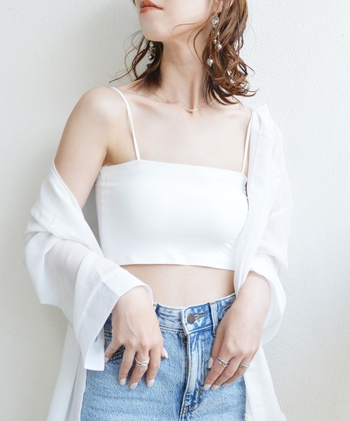 styiro チューブトップ ベアトップ カップ付きなめらか