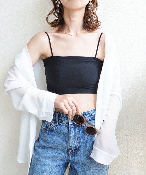 styiro チューブトップ ベアトップ カップ付きなめらか