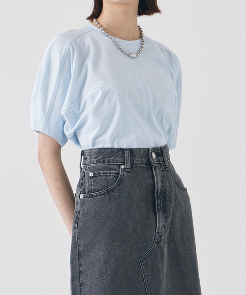 tシャツ ネオブルームカットソー｜ウォッシャブル/半袖/夏服 レディース