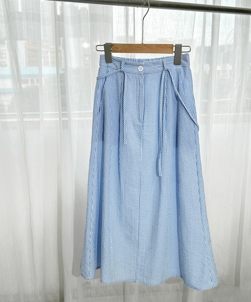 ★AND PER SE ストライプスカート2点セット★ MAISON DE THERESE セットアップ ストライプ2点セットアップ