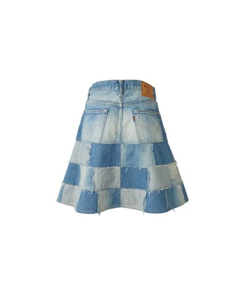 HYSTERIC GLAMOUR（ヒステリックグラマー） デニムスカート パッチ