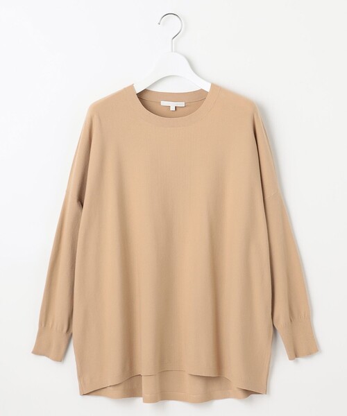 ニット セーター レーヨンストレッチ ニットT レディースの画像