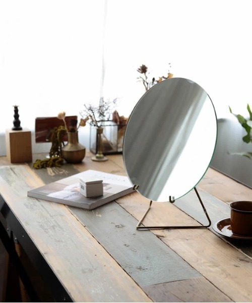 moebe ミラー　30cm MOEBE(ムーベ) / WALL MIRROR 30cm(Black)