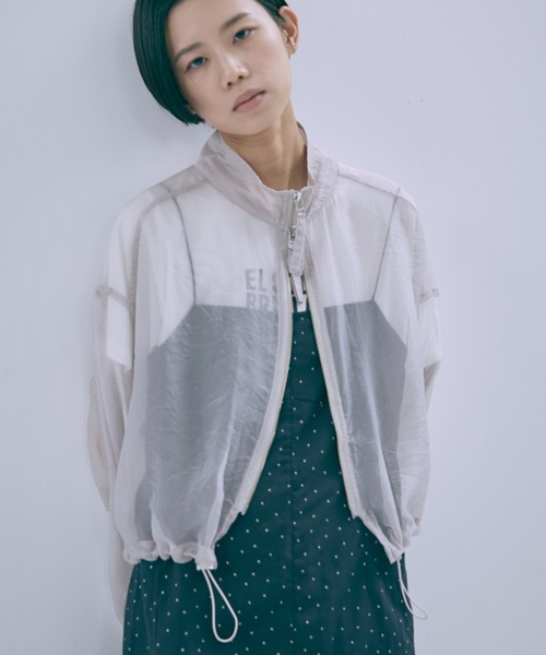 アウター Yume GLIMCLAP コート ジャケット mj9569-Switching design zip