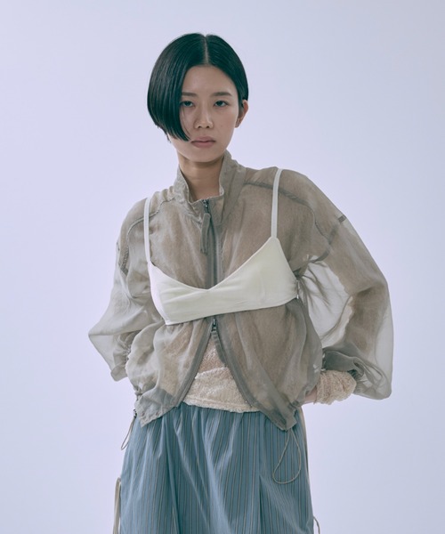 アウター curemu Jackets Unisex ASA GRAPHIC UJ Short COBALT