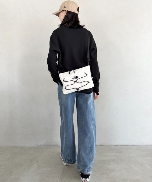 ノースフェイス ヌプシ クロスバッグ 刺繍ロゴ THE NORTH FACE ショルダーバッグ バッグ 国内未発売 FACE(ザ