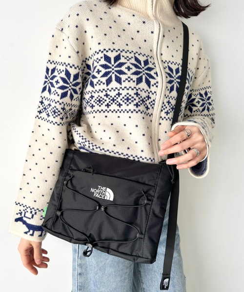 ノースフェイス　ボストンバッグ　ショルダーバッグ 刺繍ロゴ THE NORTH FACE ショルダーバッグ バッグ 国内未発売 FACE(ザ