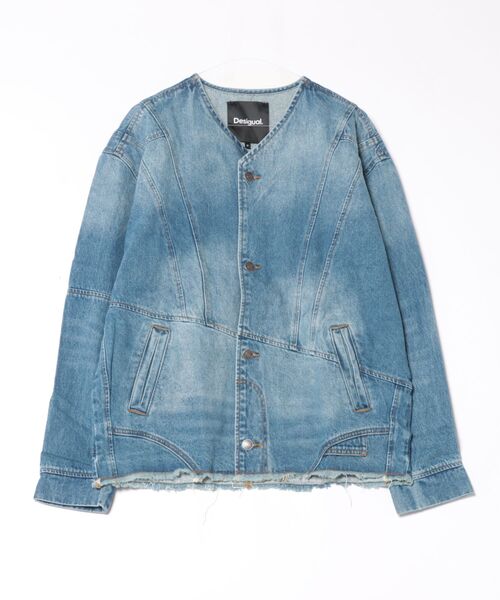 Desigual デニムジャケット gジャン パッチワークデニム