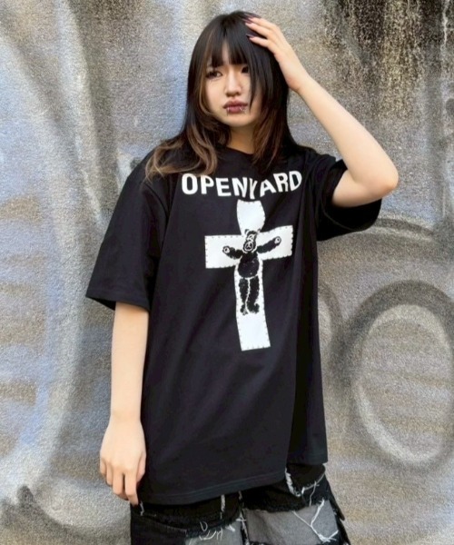 tシャツ 「OY/オーワイ」  L CROSS ODOLLY TEE/メタルクロスオードリーティーシャツ レディース メンズ