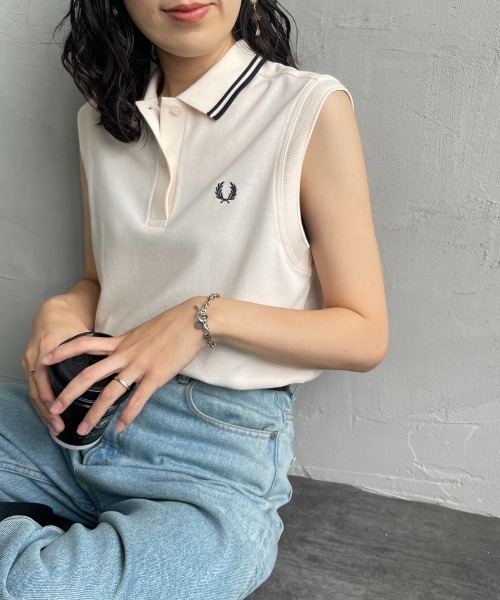 フレッドペリー　ポロシャツノースリーブレディース FRED PERRY ポロシャツ ポロ 「FRED PERRY/フレッドペリー