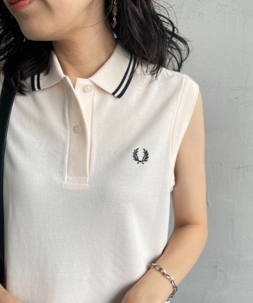 【ZOZO 予約商品】フレッドペリーツインティップライン ノースリーブポロシャツ FRED PERRY/フレッドペリー] ツインティップライン ノースリーブ