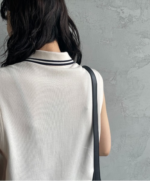 【ZOZO 予約商品】フレッドペリーツインティップライン ノースリーブポロシャツ セール】[FRED PERRY/フレッドペリー] ツインティップライン