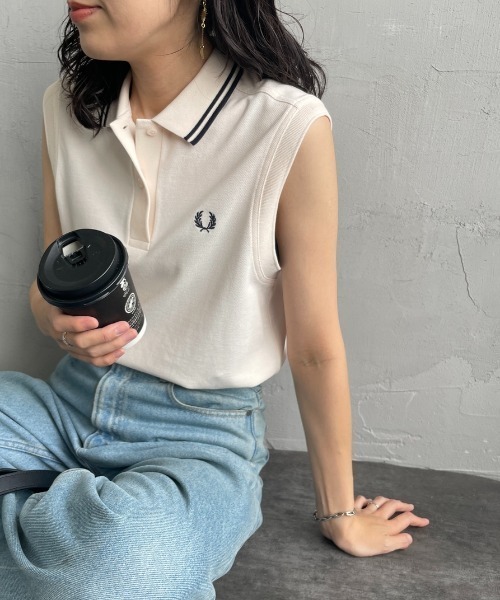 【ZOZO 予約商品】フレッドペリーツインティップライン ノースリーブポロシャツ FRED PERRY/フレッドペリー] ツインティップライン ノースリーブ