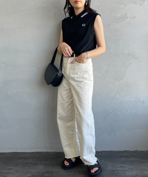 【新品未使用】フレッドペリー　ポロシャツ　ノースリーブ FRED PERRY フレッドペリー ノースリーブ ポロシャツ Sleeveless