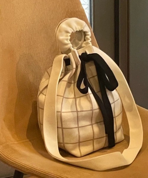 KNT365 ショルダーバッグ バッグ Kiwy Check レディース メンズ