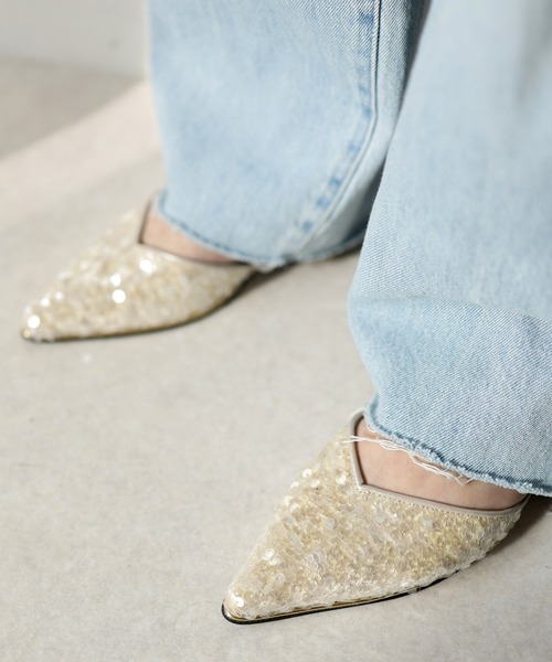 【NINE WEST】ヴェローニスリングバックパンプス Woman ホワイト レザー スリングバック パンプス
