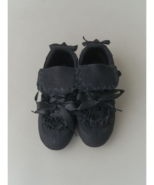 merry jenny 新品 ブラック スニーカーソールfrillメリージェーン メリージェニー merry jenny merry jenny スニーカーソールfrill