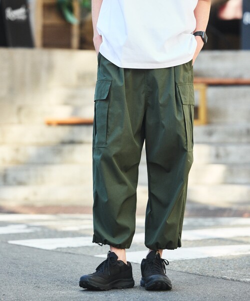 クリフコットンワイドカーゴパンツ BLACKUP カーゴパンツ 「MADE」 クリフコットンワイドカーゴ