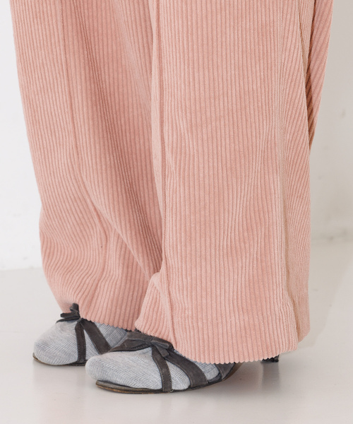 「NOMINE」 コーデュロイパンツ M ダークグリーン レディース_画像7