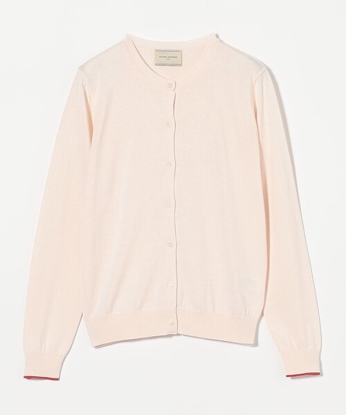 UNITED ARROWS カーディガン コットンシルク 18G クルーネック