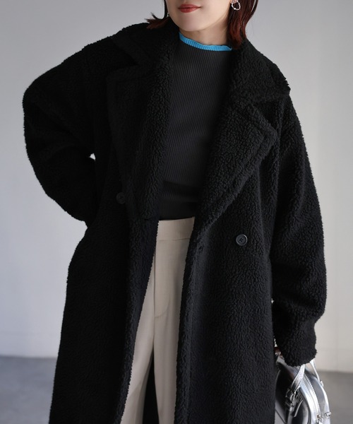 「Riberry」 コート MEDIUM モカ レディース_画像9