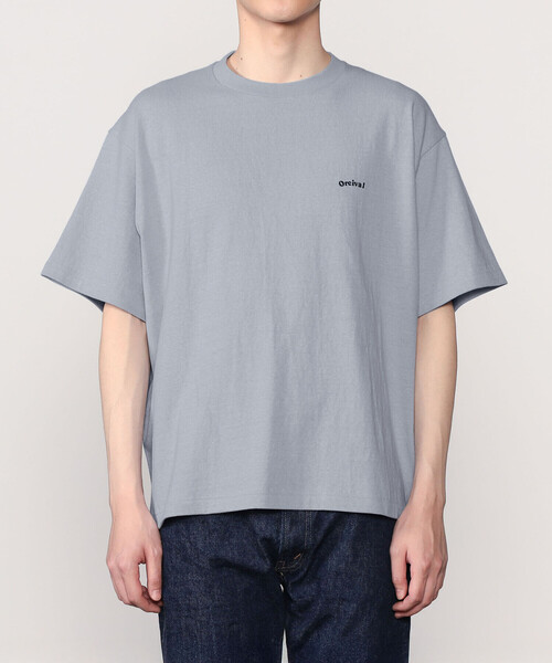   ロゴ クルーネック クラシック コットン Tシャツ ORCIVAL | コットン クルーネックワイドTシャツ MEN