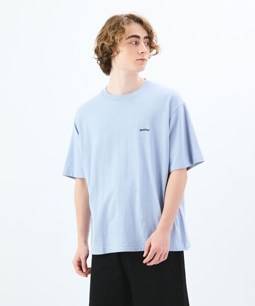 MEDM ロゴ クルーネック 半袖 Tシャツ オーバーサイズ 男女兼用 FRLMK BRAND Tシャツ 半袖 オーバーサイズ ヒップホップスタイル
