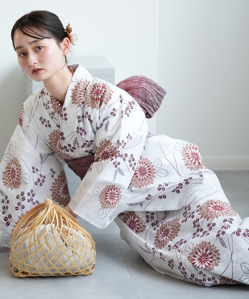 utatane 浴衣 選べる浴衣3点セット utataneオリジナル 国内染色