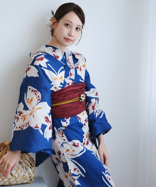 utatane 浴衣 選べる浴衣3点セット utataneオリジナル 国内染色