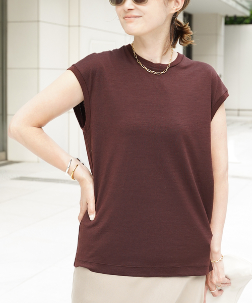 ドゥーズィエムクラス prime wool jerseyカットソー Prime wool jersey Tシャツ（Tシャツ／カットソー）｜Deuxieme