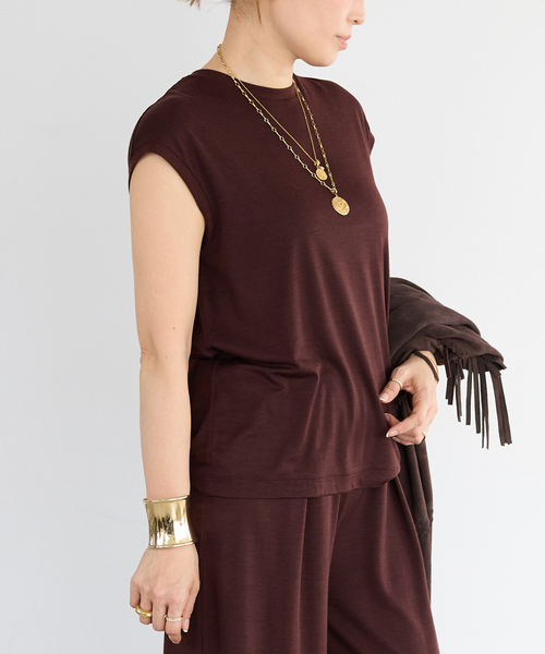 Deuxieme Classe tシャツ Prime wool jersey タンクトップ