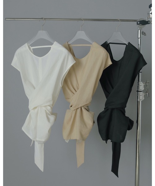 今季anuke Linen Cachecoeur Tops アンヌーク anuke 【SALE】anuke アンヌーク 即日発送 Linen Cachecoeur