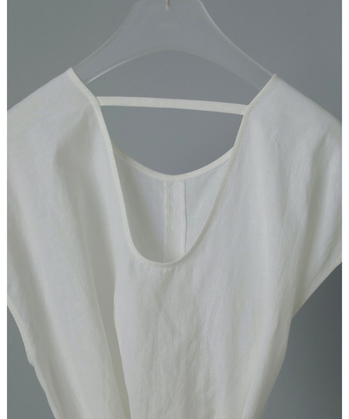 anuke Linen Cachecoeur Tops ホワイト キャナルジーン CANAL JEAN anuke Linen Cachecoeur Tops リネン