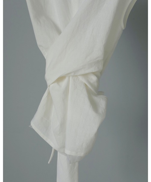 anuke Linen Cachecoeur Tops ホワイト anuke 【SALE】anuke アンヌーク 即日発送 Linen Cachecoeur