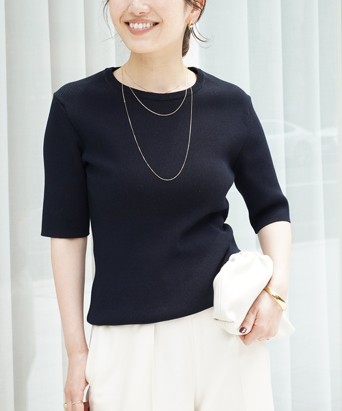 ニット セーター 追加*DINER RIB クルーネックプルオーバー レディース Deuxieme Classe ニット セーター 追加*DINER RIB クルーネック