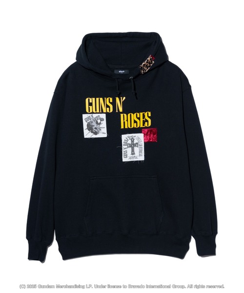 【お得】 glamb パーカー GUNS N' ROSES Patchwork Hoodie / ガンズアンド ミュージシャン