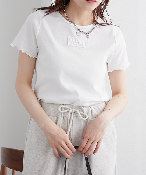 2025 Drawer フリル付きホワイトTシャツ 楽天市場】フリル（ブランドコーエン）（Tシャツ・カットソー