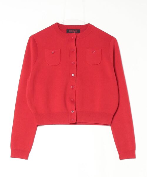 CABAN レッド カーディガン　S CABAN レッド カーディガン S