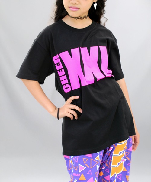 CHEER（チアー） tシャツ XXXネオンカラーロゴプリントBIGTEE