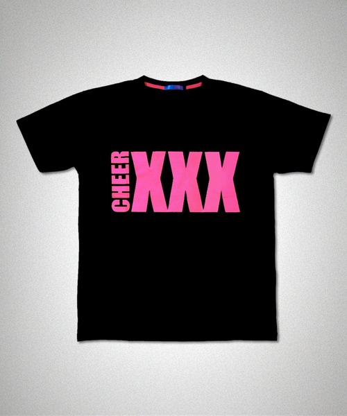 CHEER（チアー） tシャツ 半袖 XXXネオンカラーロゴプリントBIGTEE