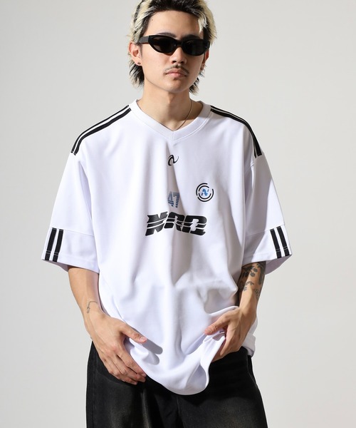 NERDY tシャツ スポーティ ジャージ 半袖 Tシャツ メンズ レディース