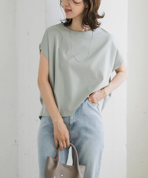 URBAN RESEARCH DOORS - 新品タグ付◉コットンタックカットソー オフホワイト URBAN RESEARCH DOORS - 新品タグ付◉コットンタックカットソー