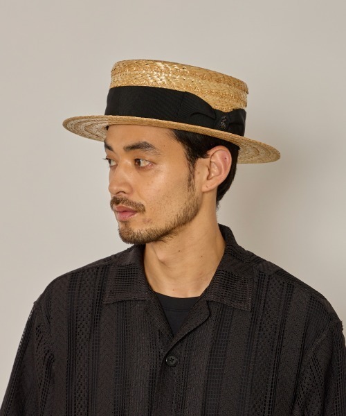 arth（アース） 帽子 ハット メンズ arth HANAMUGI BOATER HAT