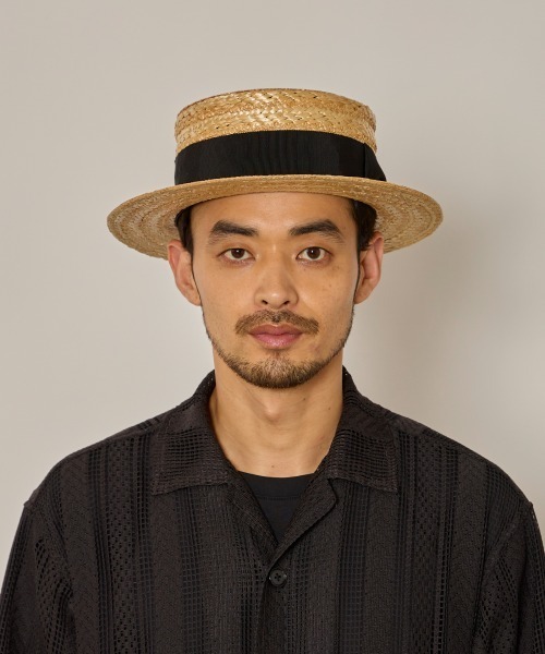 arth（アース） 帽子 ハット メンズ arth HANAMUGI BOATER HAT