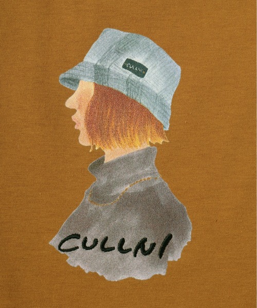 CULLNI tシャツ × LITTLE FUNNY FACE 「 Hat On I 」Logo