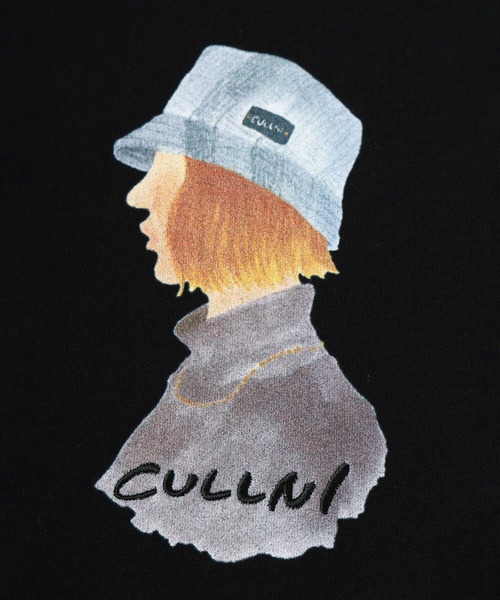 CULLNI tシャツ × LITTLE FUNNY FACE 「 Hat On I 」Logo
